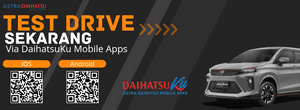 Booking test drive melalui DaihatsuKu Mobile Apps